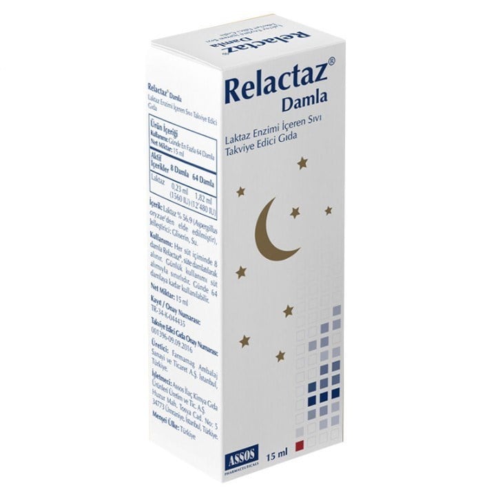 ASSOSVİTAMİN-MİNERALLERRelactaz Damla 15 ml