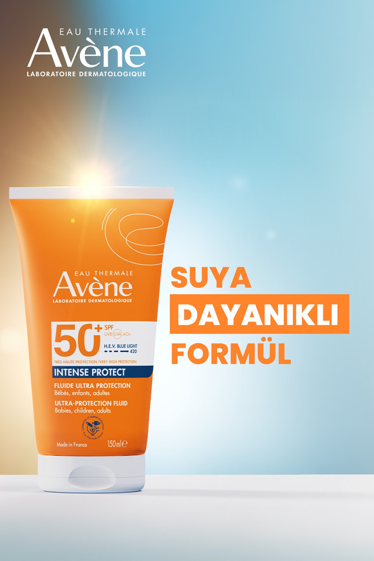 AVENEGÜNEŞ ÜRÜNLERİAvene Intense Protect Ultra Water Resistant Fluide SPF50+ 150 ml