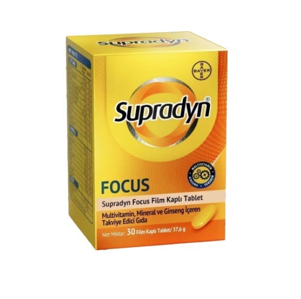 BAYERVİTAMİN-MİNERALLERSupradyn Energy Focus 30 Tablet