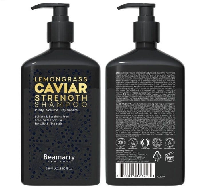 BeaMarryŞAMPUANLARBeamarry Lemongrass Caviar Strength Shampoo 380 ml