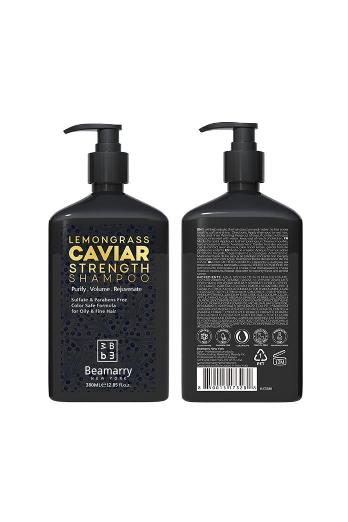 BeaMarryŞAMPUANLARBeamarry Lemongrass Caviar Strength Shampoo 380 ml