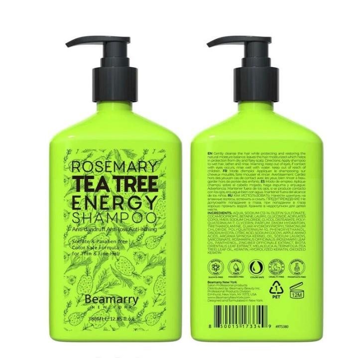 BeaMarryŞAMPUANLARBeamarry Rosemary Tea Tree Energy Shampoo 380 ml