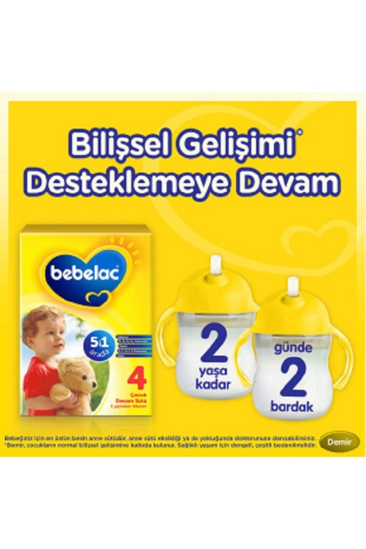BEBELACBEBEK MAMALARIBebelac 4 Çocuk Devam Sütü 1 Yaş+ 800 gr
