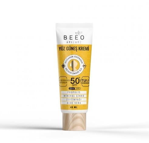 BEEOGÜNEŞ ÜRÜNLERİBee'o Yüz İçin Güneş Kremi Spf50 40 ml