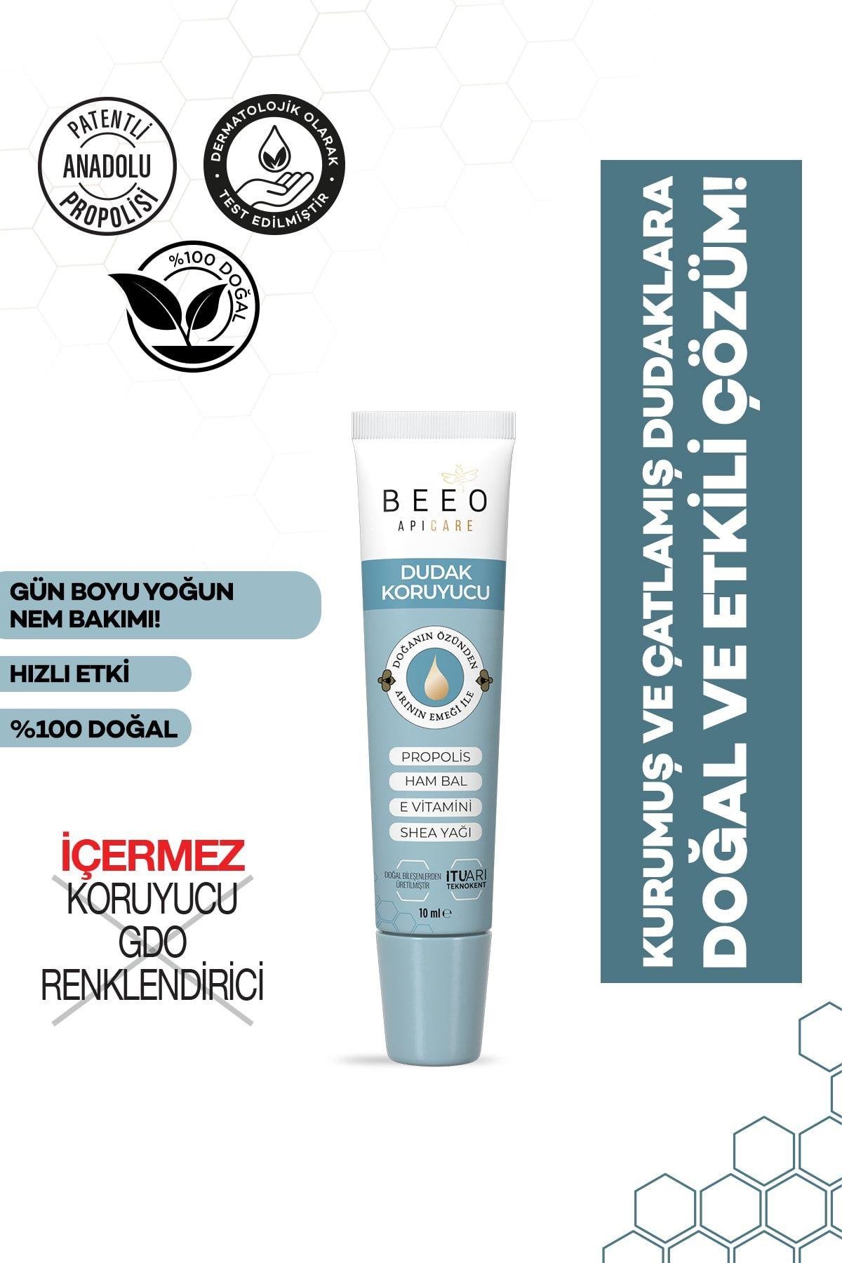 BEEONEMLENDİRİCİLERBee'o Up Yoğun Nemlendirici Dudak Koruyucu Ham Bal