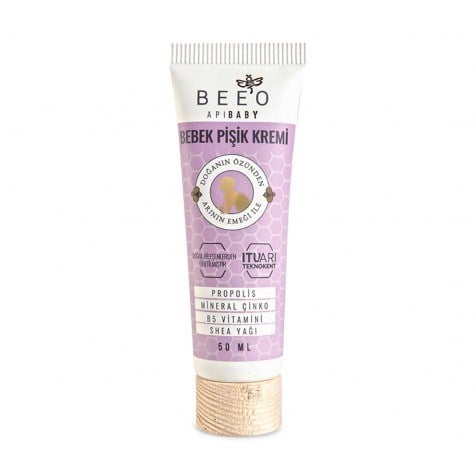 BEEOPİŞİK KREMLERİBee'o Apibaby Bebek Pişik Kremi 50 ml