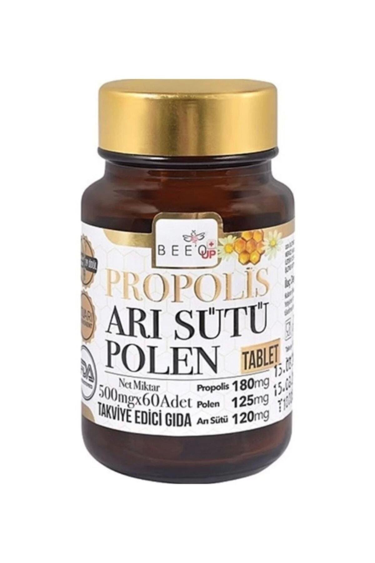 BEEOVİTAMİN-MİNERALLERBee'o Up Propolis Arı Sütü Polen Yetişkin 60 Tablet