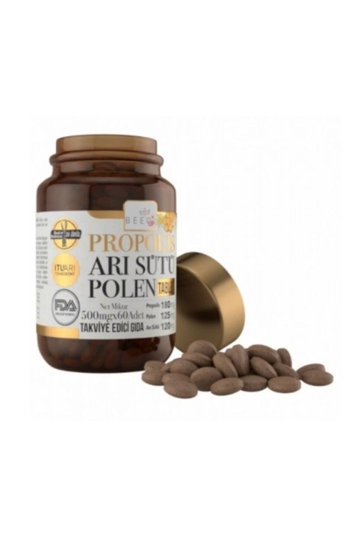 BEEOVİTAMİN-MİNERALLERBee'o Up Propolis Arı Sütü Polen Yetişkin 60 Tablet