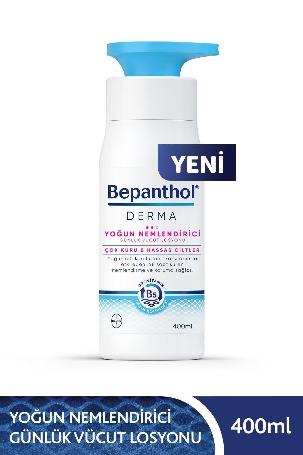 BEPANTHOLVÜCUT NEMLENDİRİCİLERBepanthol Derma Yoğun Nemlendirici Vücut Losyonu 400 ml
