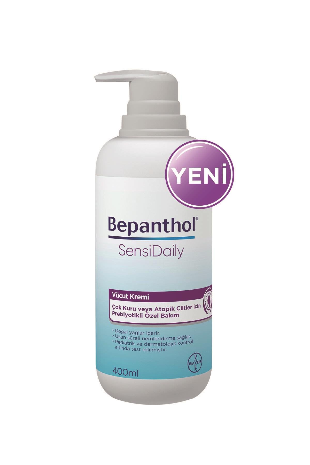 BEPANTHOLVÜCUT NEMLENDİRİCİLERBepanthol Sensidaily Vücut Kremi 400 ml