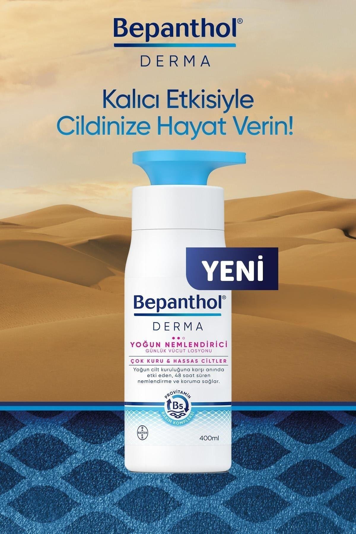 BEPANTHOLVÜCUT NEMLENDİRİCİLERBepanthol Derma Yoğun Nemlendirici Vücut Losyonu 400 ml