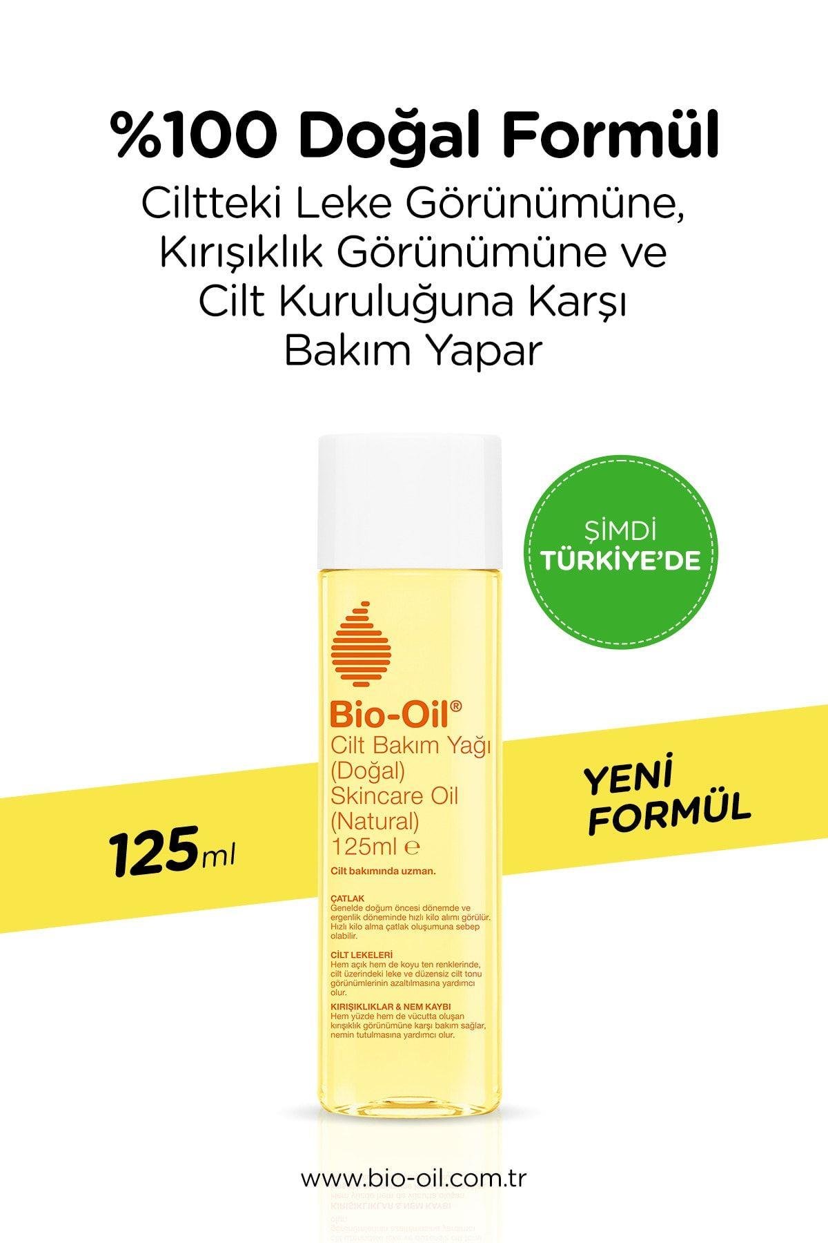BİO-OİLÇATLAK VE SELÜLİT BAKIM ÜRÜNLERİBio-Oil Natural Cilt Bakım Yağı 125 ml
