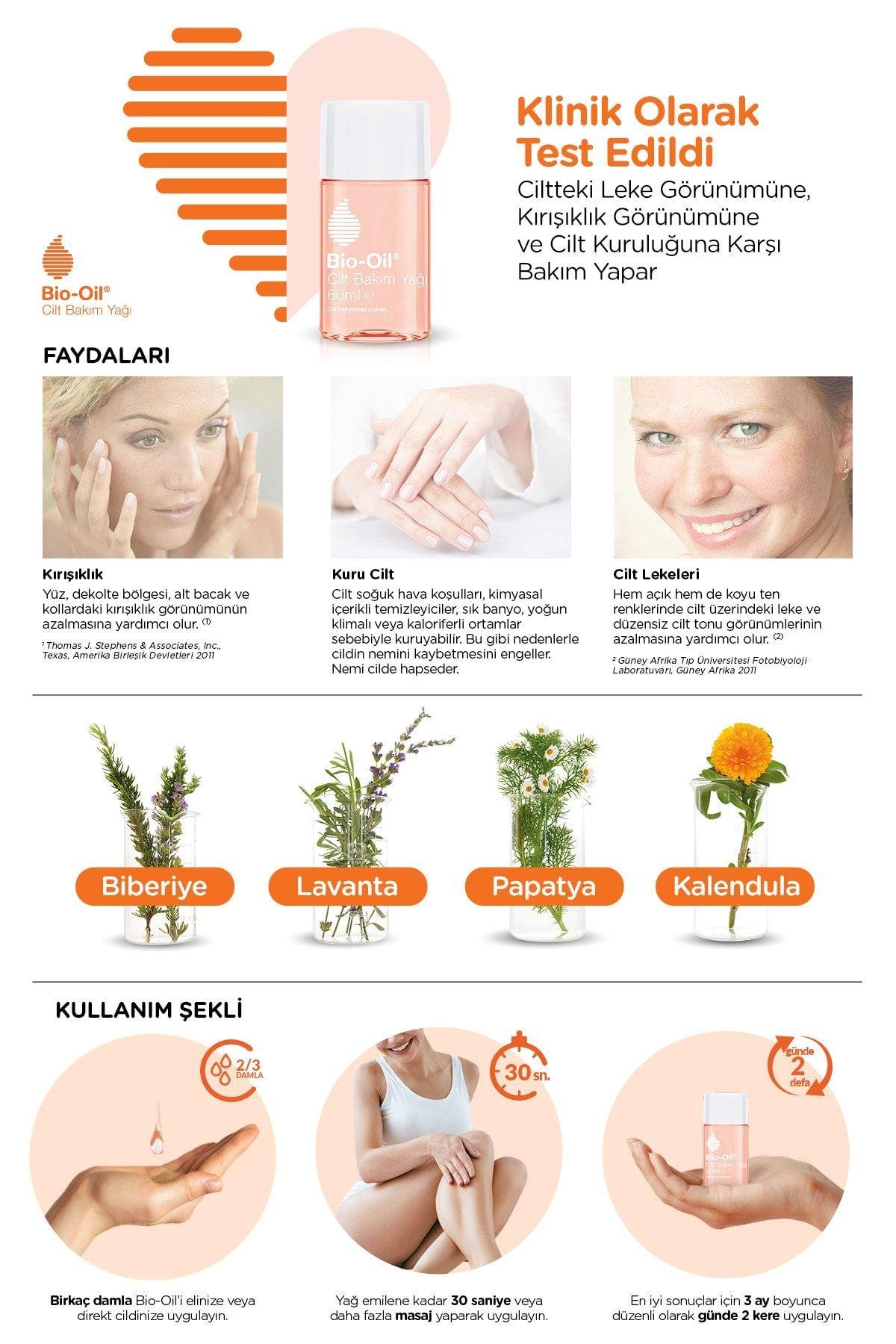 BİO-OİLÇATLAK VE SELÜLİT BAKIM ÜRÜNLERİBio-Oil Cilt Bakım Yağı Skincare Oil 125 ml