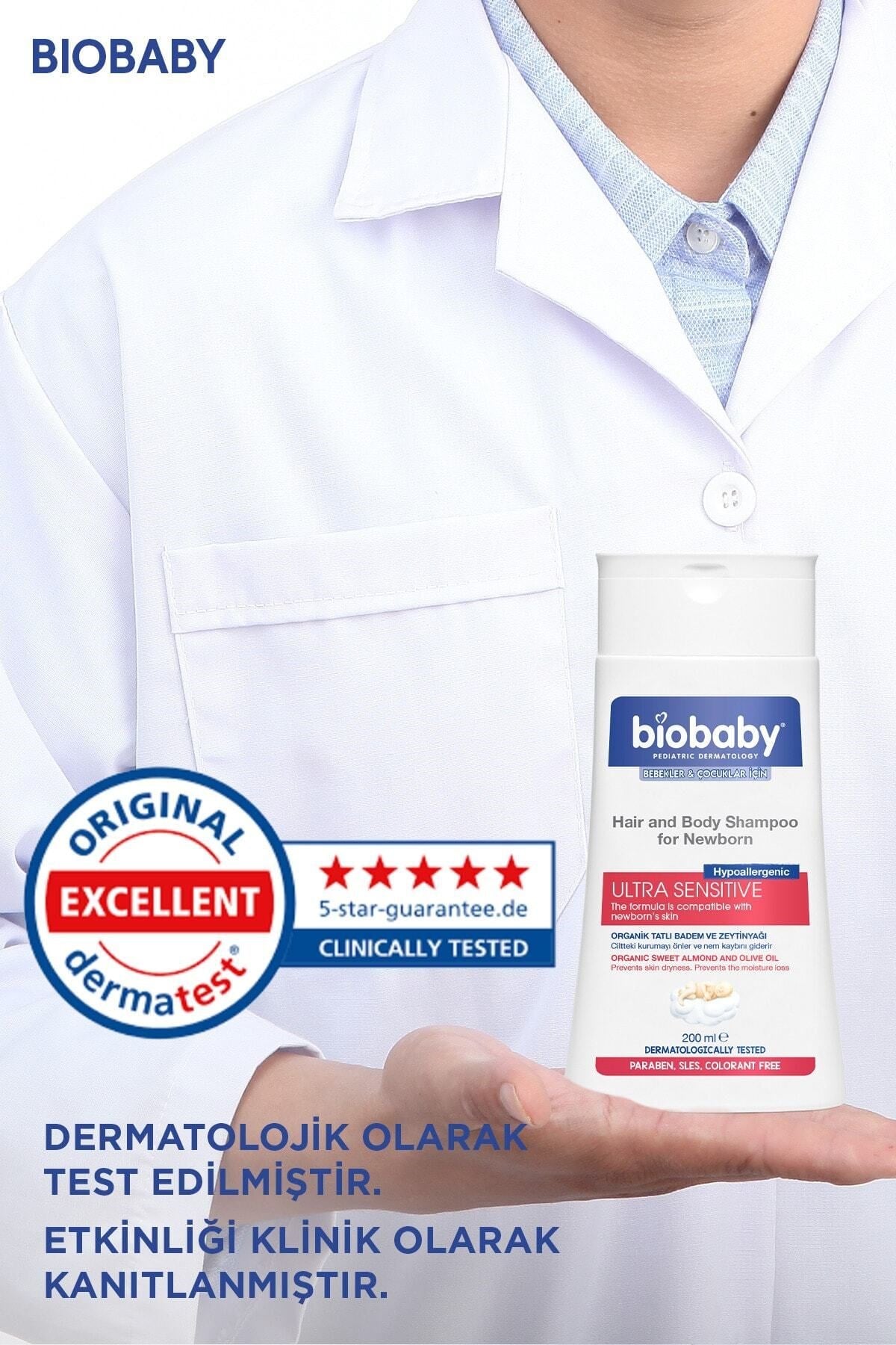 BIOBABYBEBEK VE ÇOCUK ŞAMPUANLARIBiobaby Yenidoğan Saç ve Vücut Şampuanı 200 ml