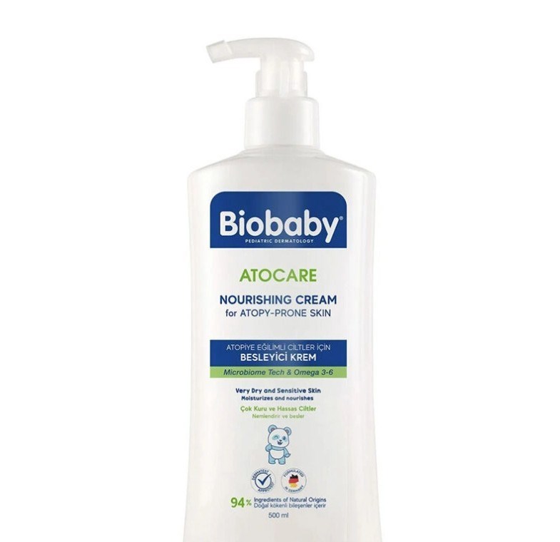 BIOBABYNEMLENDİRİCİLERBiobaby Atocare Besleyici Krem 500 ml