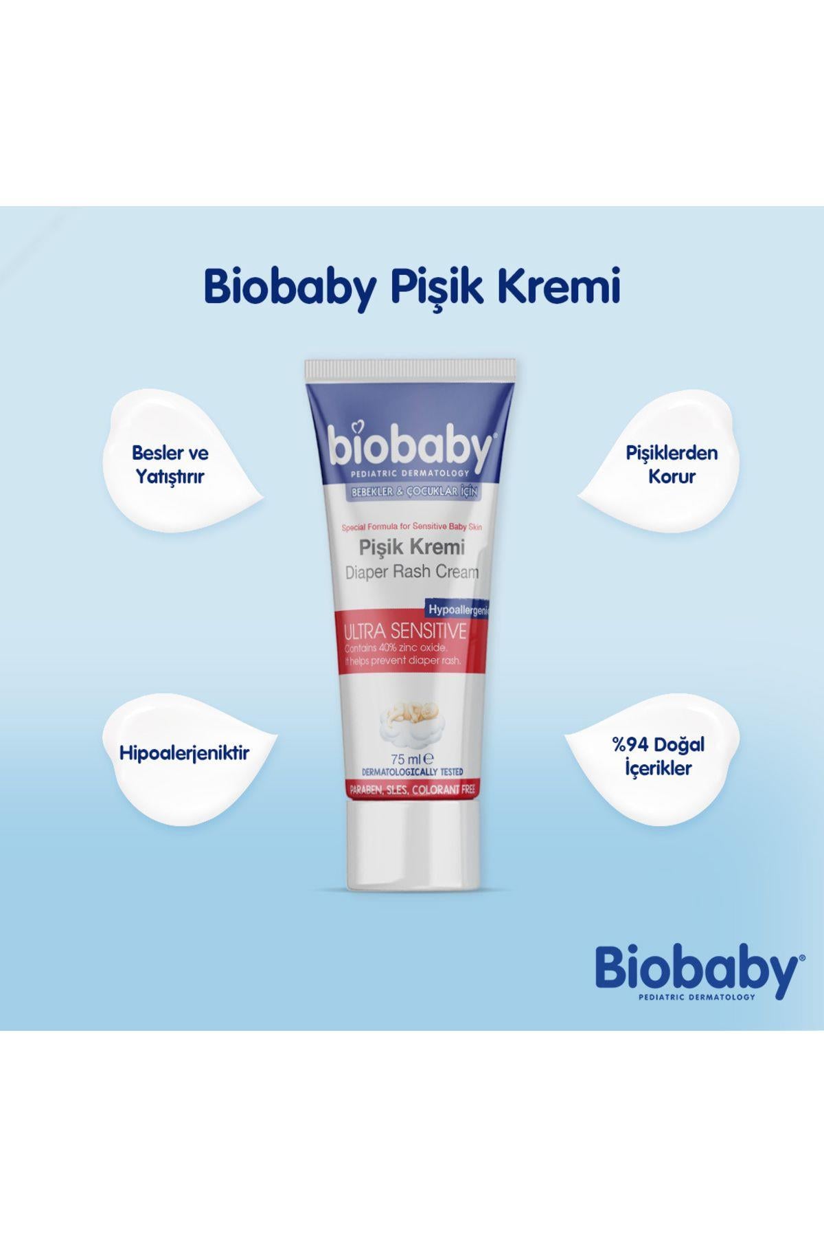 BIOBABYPİŞİK KREMLERİBiobaby Ultra Hassas Pişik Giderici Krem 75 ml