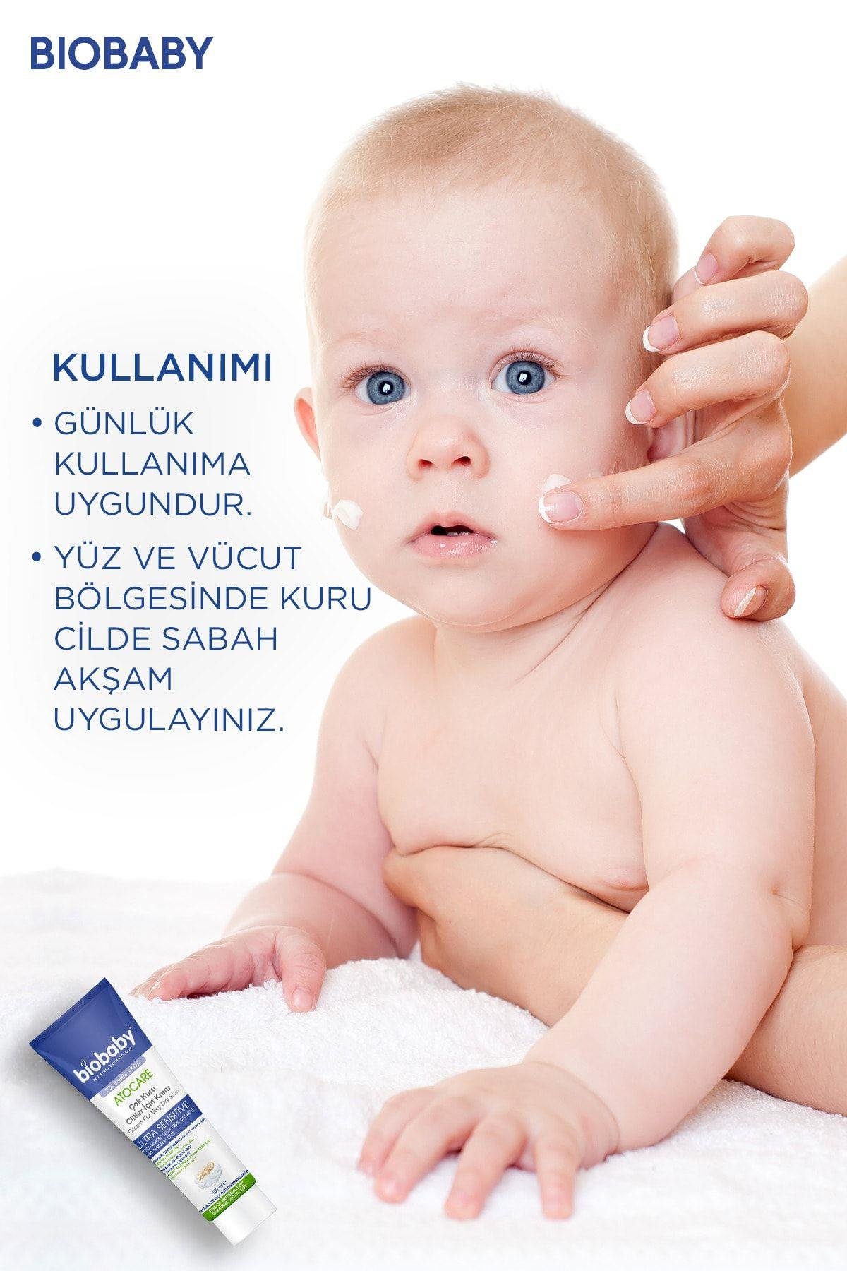 BIOBABYVÜCUT NEMLENDİRİCİLERBiobaby Kuru ve Çok Kuru Ciltler İçin Krem 100 ml
