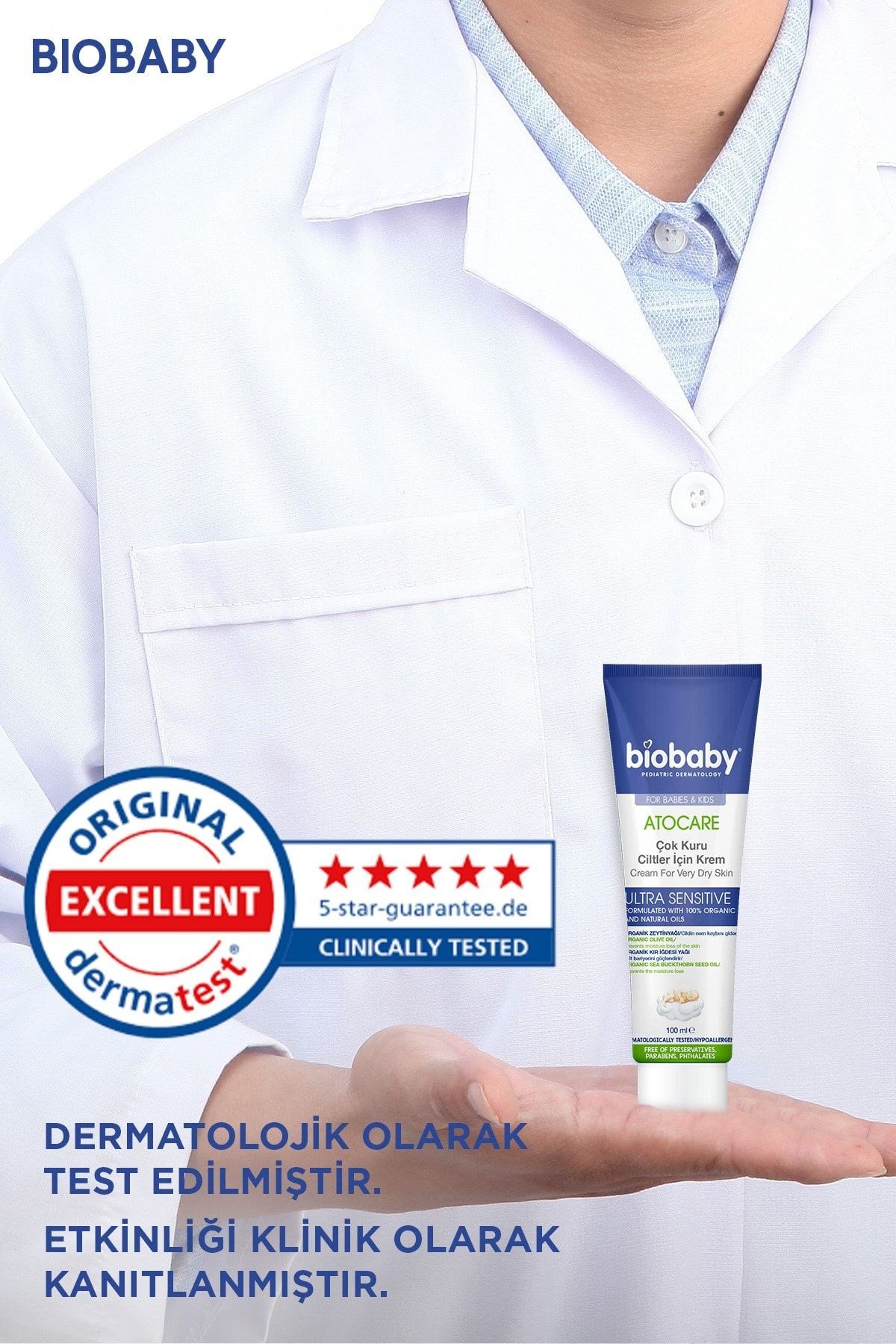 BIOBABYVÜCUT NEMLENDİRİCİLERBiobaby Kuru ve Çok Kuru Ciltler İçin Krem 100 ml