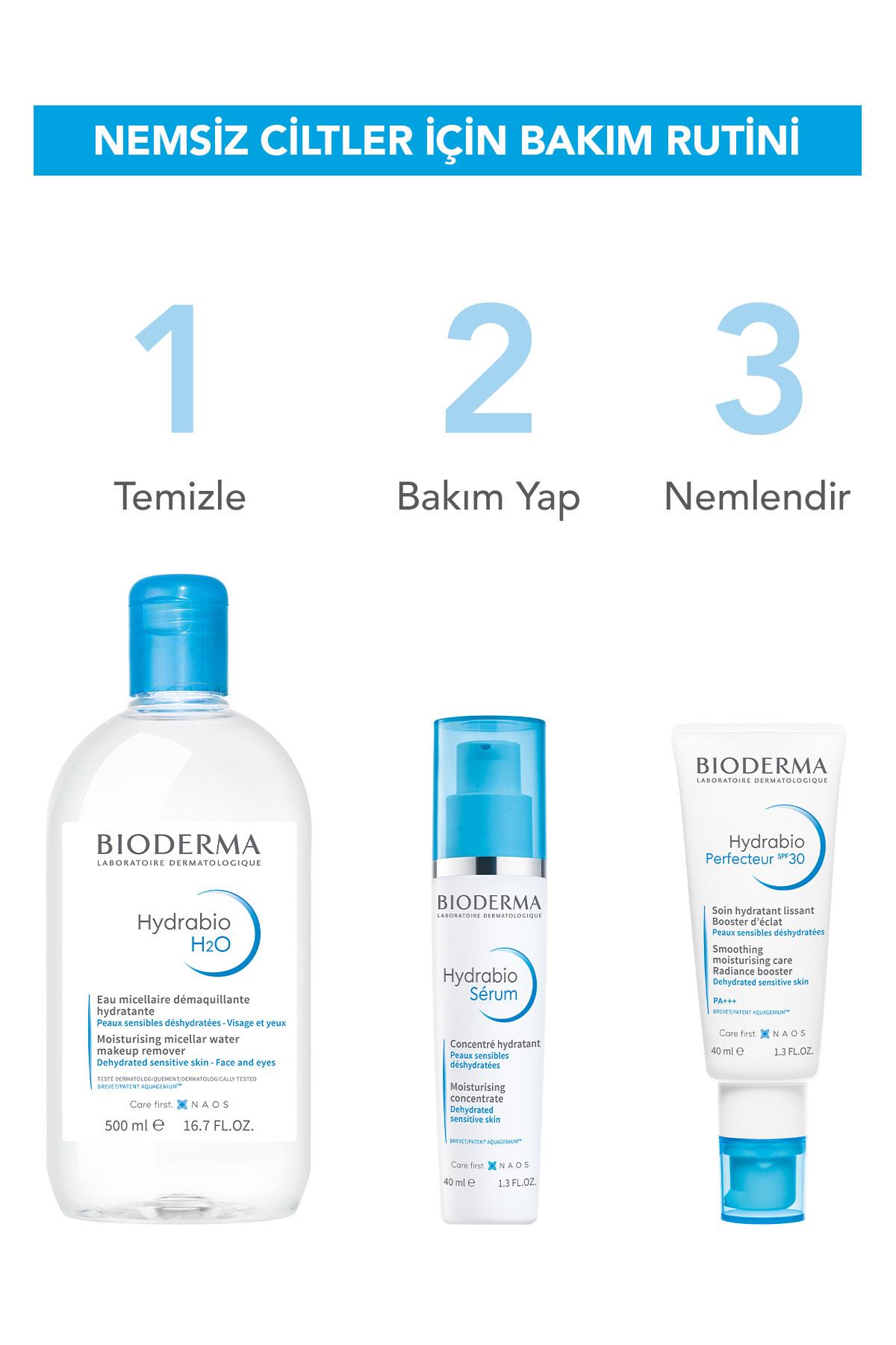 BİODERMACİLT BAKIM SETLERİBioderma Hydrabio H2O 500 ml İkili Set 