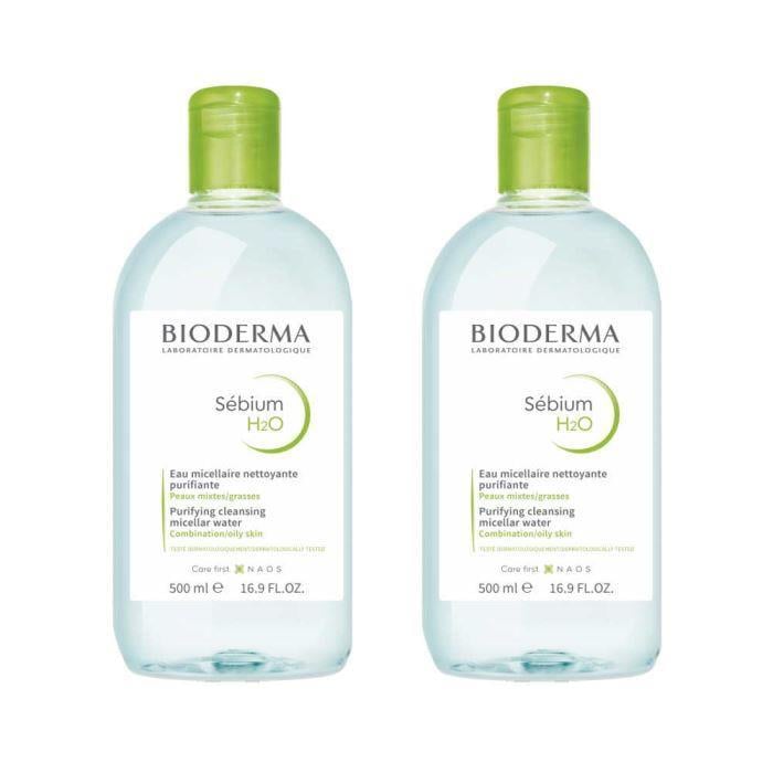 BİODERMACİLT BAKIM SETLERİBioderma Sebium H2O 500 ml İkili Set
