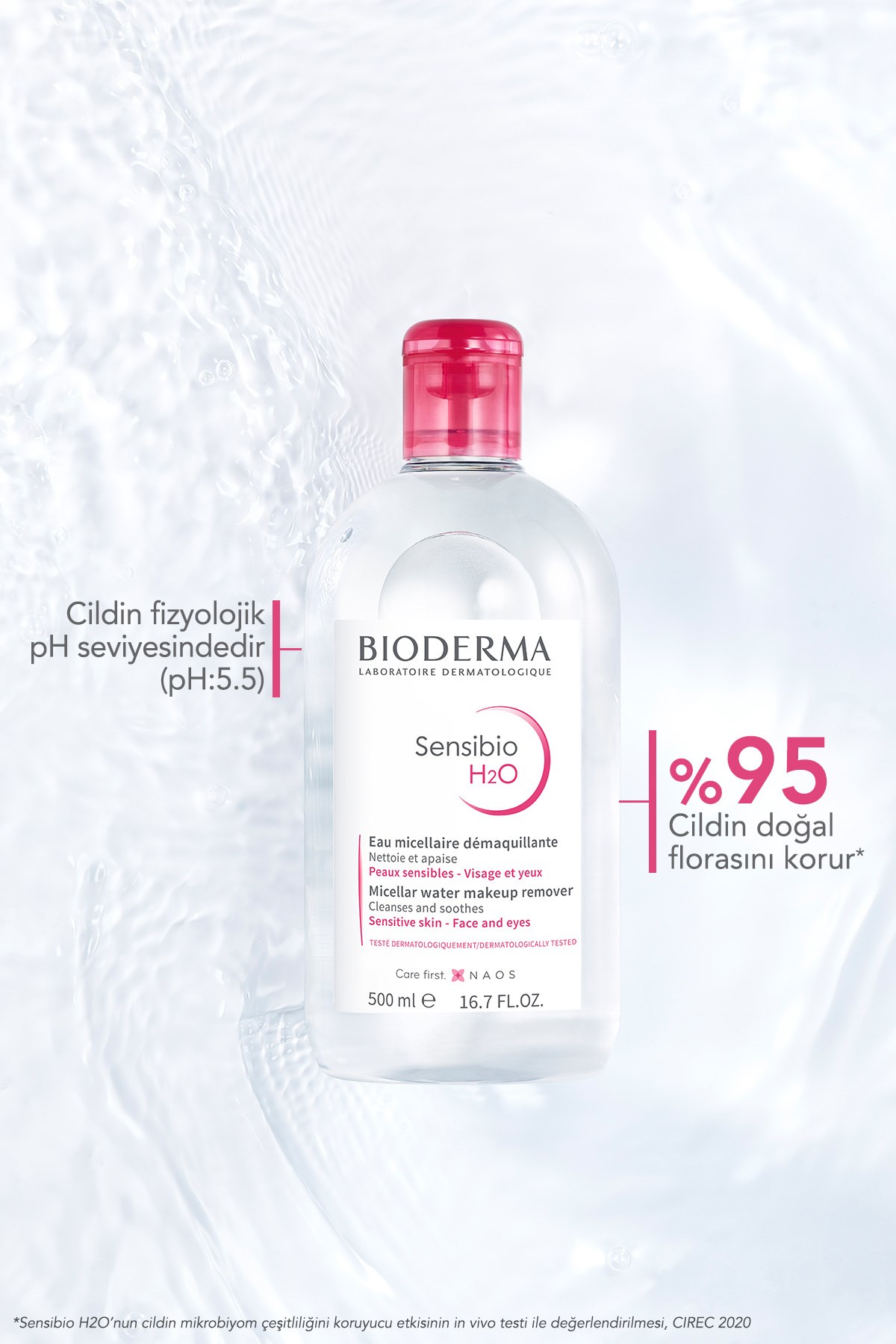 BİODERMACİLT BAKIM SETLERİBioderma Sensibio H2O 500 ML İkili Paket