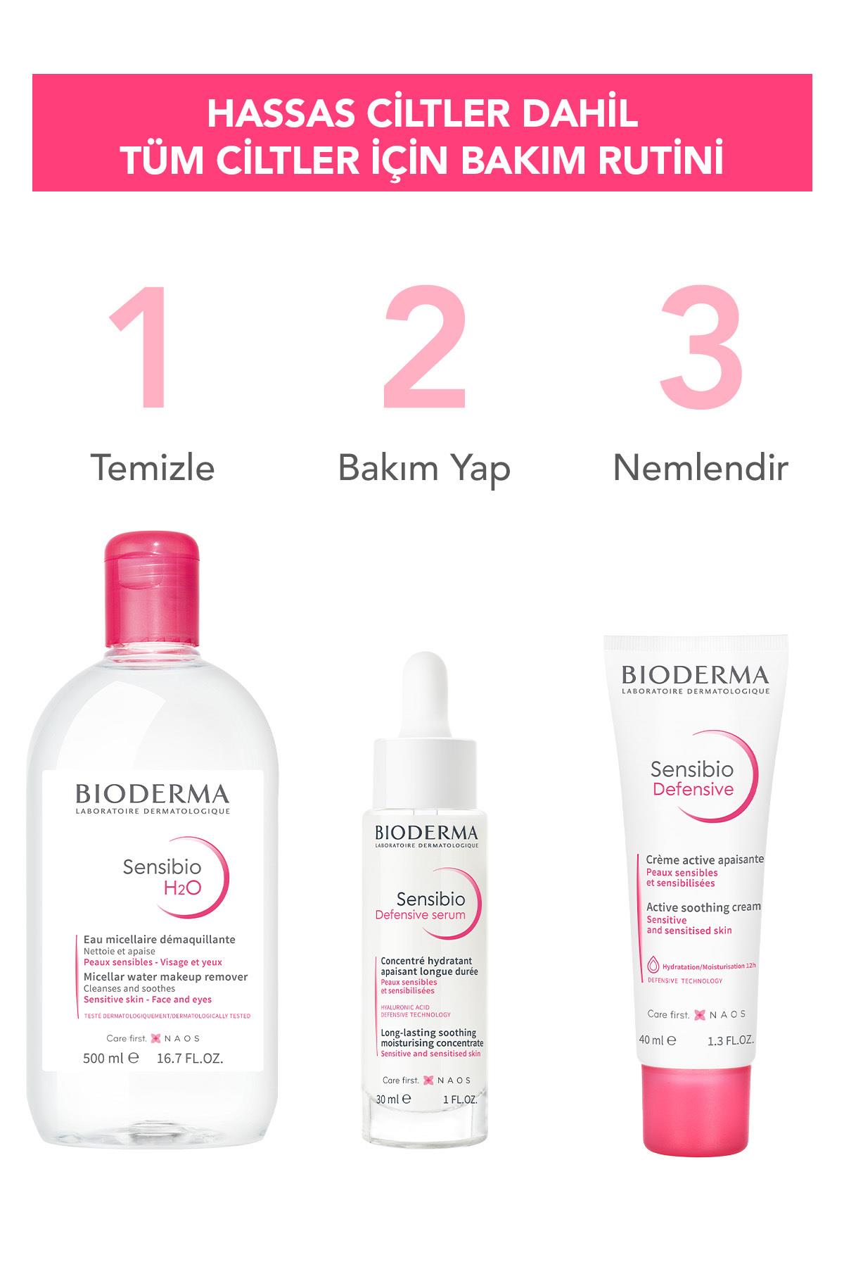 BİODERMACİLT BAKIM SETLERİBioderma Sensibio H2O 500 ML İkili Paket