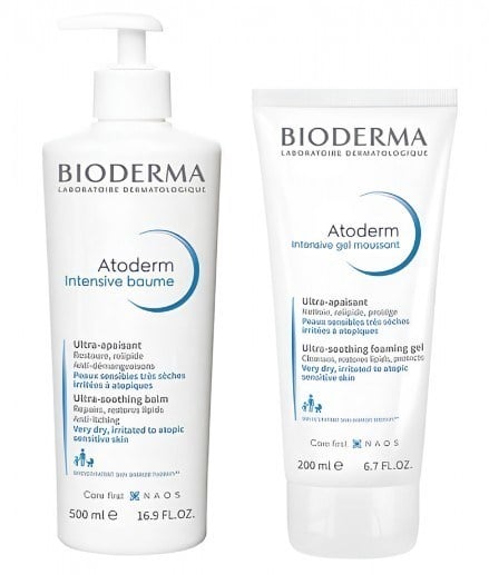 BİODERMANEMLENDİRİCİLERBioderma Atoderm İntensive Balm 500 ml + Bioderma Atoderm İntensive Foaming 200 ml Hediye
