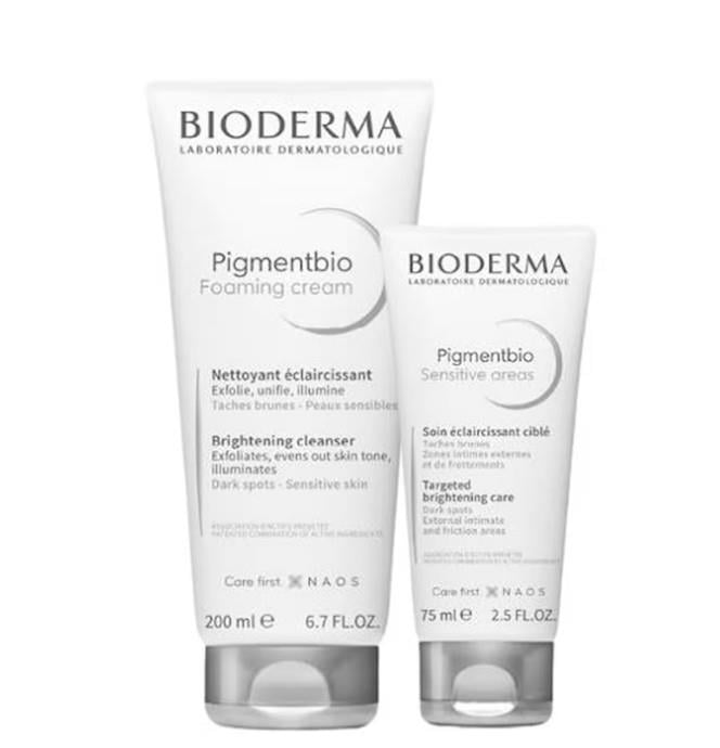 BİODERMANEMLENDİRİCİLERBioderma Leke Ve Cilt Kararması Karşıtı Bakım Seti Pigmentbio Sensitive Areas 75 ml+ Pigmentbio Foam 200 ml
