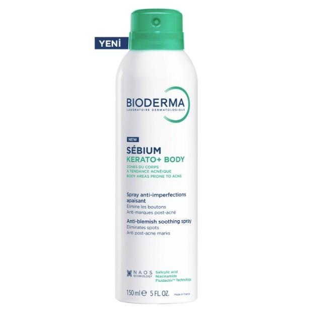 BİODERMAVÜCUT NEMLENDİRİCİLERBioderma Sebium Kerato Body Vücut Aknesi Karşıtı Sprey 150 ml 