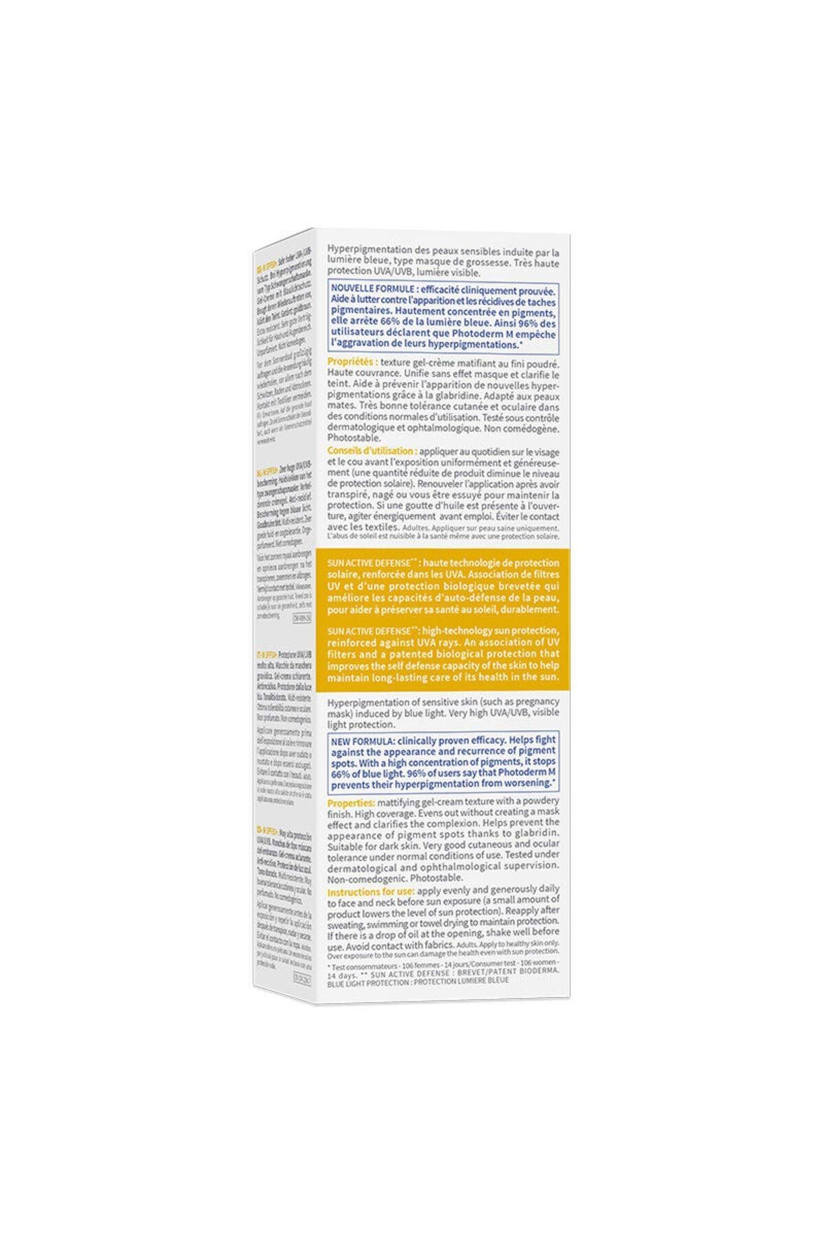 BİODERMAYÜZ GÜNEŞ ÜRÜNLERİBioderma Photoderm M Doree Golden SPF50+ 40 ml