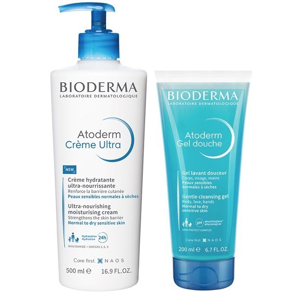 BİODERMAYÜZ TEMİZLEYİCİLERBioderma Atoderm Creme Ultra 500 ml - Bioderma Atoderm Shower Gel 200 ml Hediye