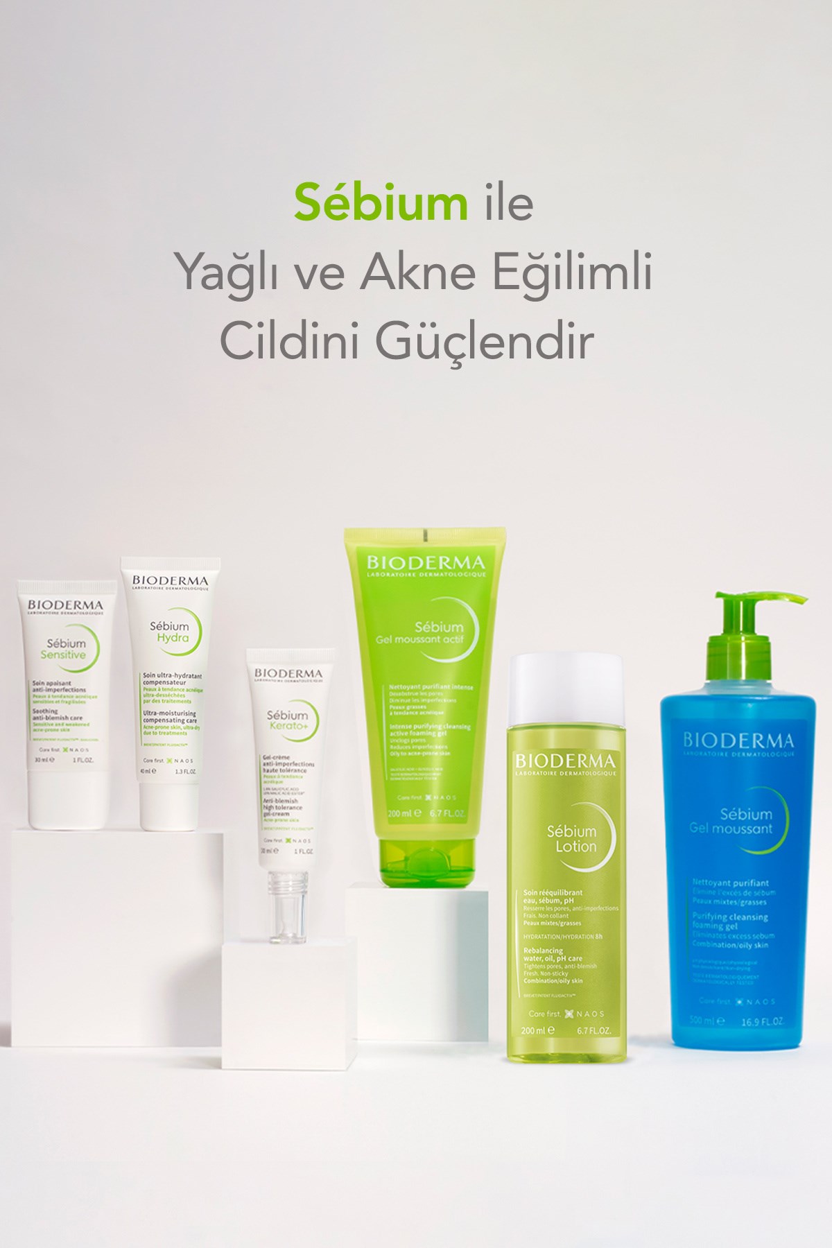 BİODERMAYÜZ TEMİZLEYİCİLERBioderma Sebium Kerato+ Nemlendirici Jel Krem 30 ml