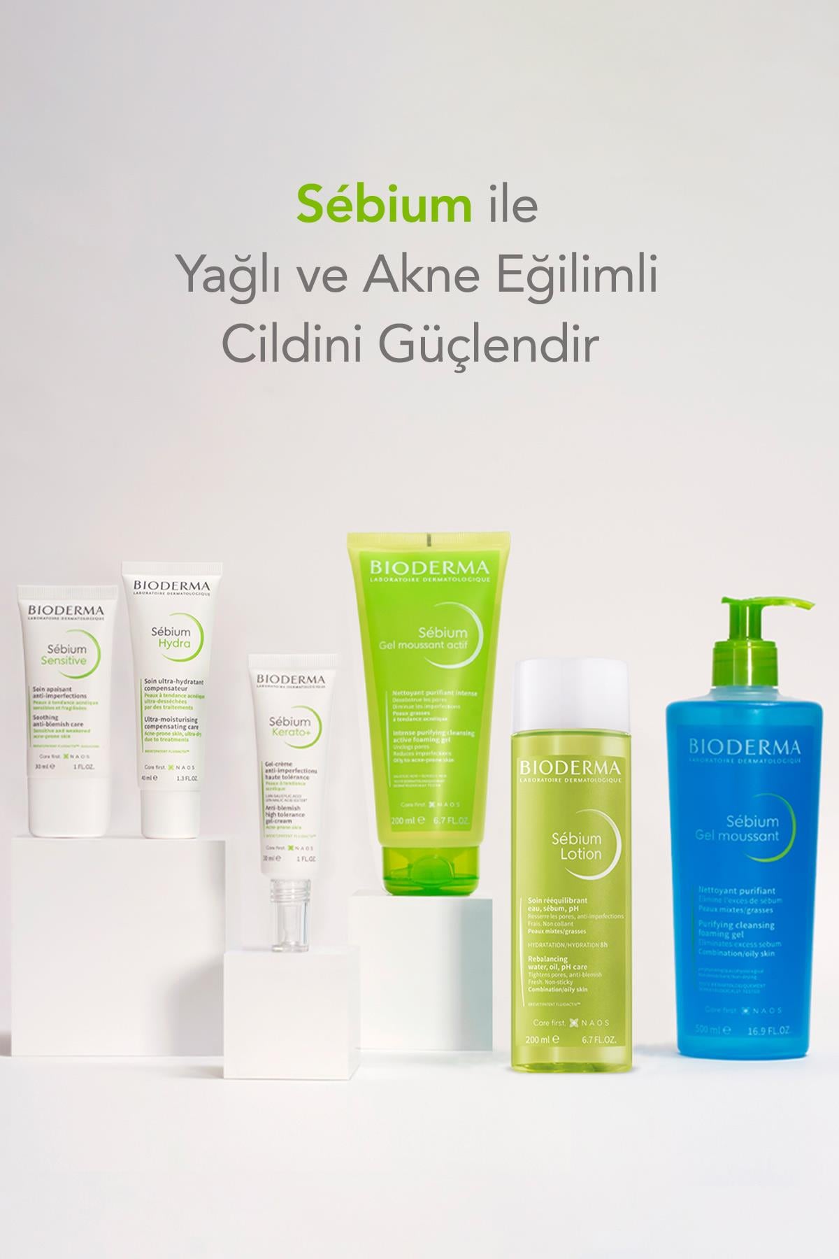BİODERMAYÜZ TEMİZLEYİCİLERBioderma Sebium Kerato+ Nemlendirici Jel Krem 30 ml