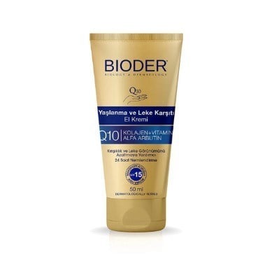 BİODERNEMLENDİRİCİLERBioder Yaşlanma Kırışıklık ve Leke Karşıtı El Kremi 50 ml
