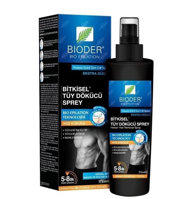 BİODERTÜY DÖKÜCÜLER VE GİDERİCİLERBioder Tüy Dökücü Sprey Erkek 175 ml