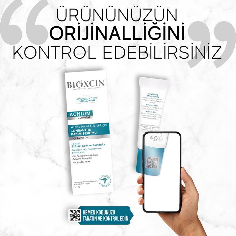 BİOXCİNCİLT BAKIM SERUMLARIBioxcin Acnium Karma ve Yağlı Ciltler İçin Konsantre Bakım Serumu 15 ml