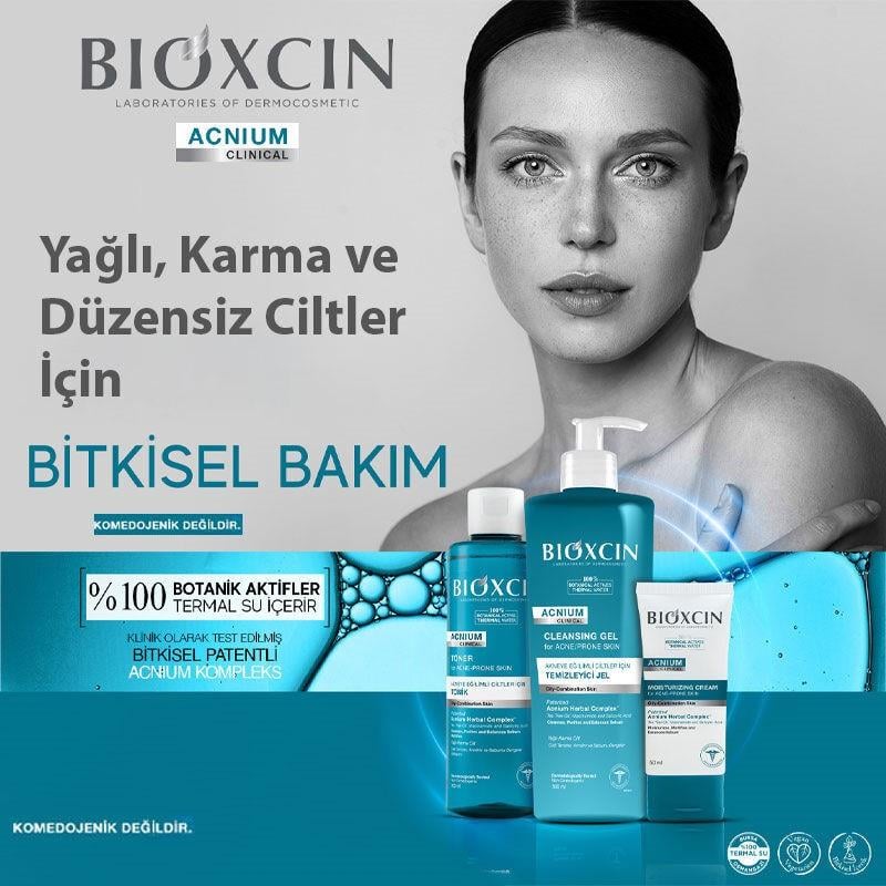 BİOXCİNCİLT BAKIM SERUMLARIBioxcin Acnium Karma ve Yağlı Ciltler İçin Konsantre Bakım Serumu 15 ml