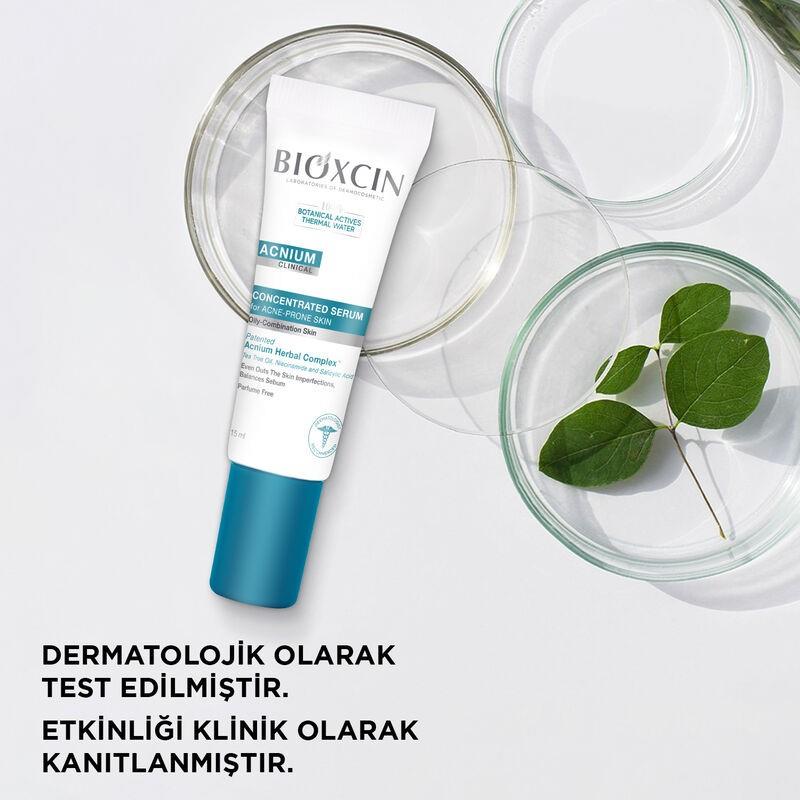 BİOXCİNCİLT BAKIM SERUMLARIBioxcin Acnium Karma ve Yağlı Ciltler İçin Konsantre Bakım Serumu 15 ml