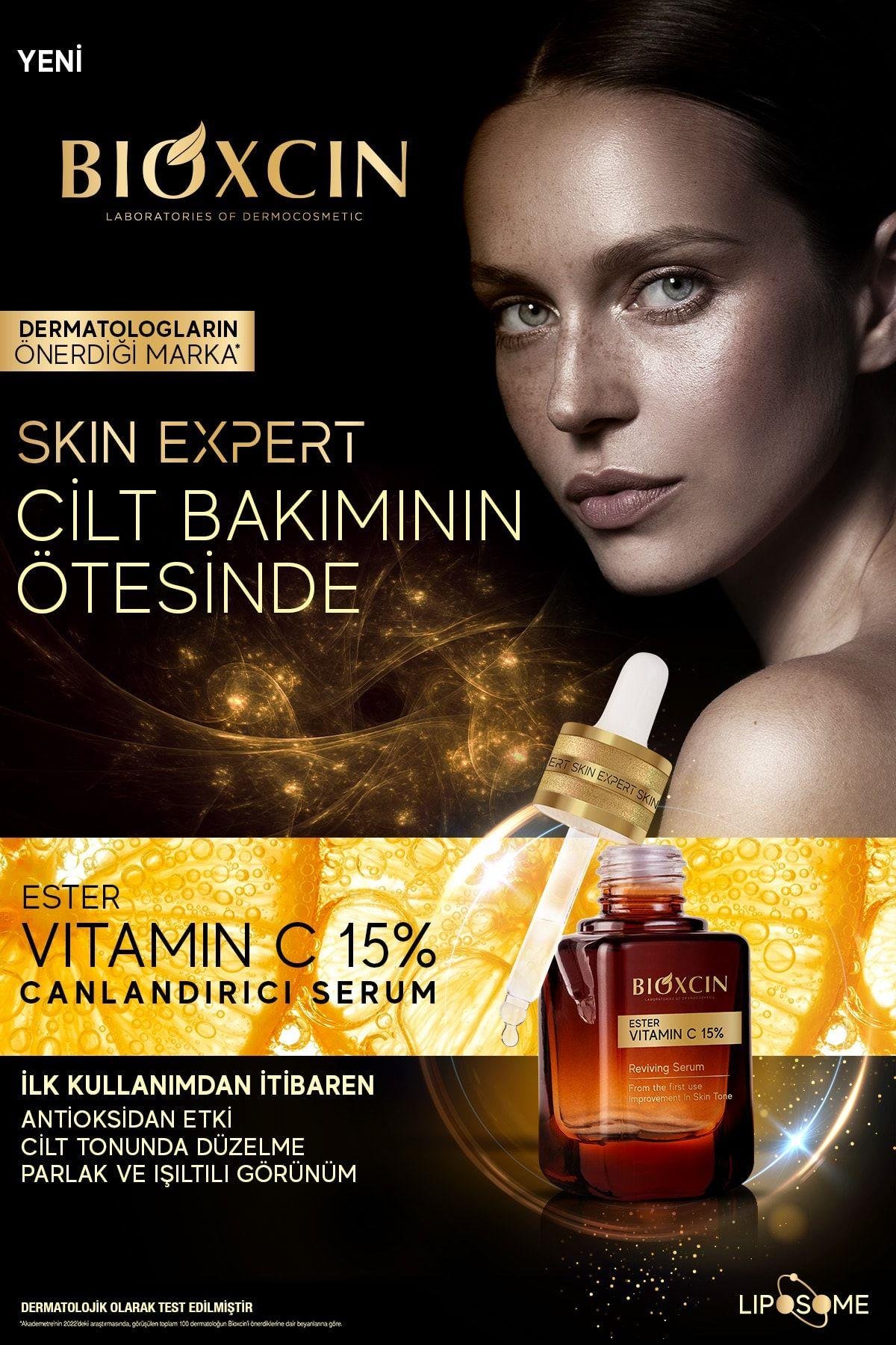 BİOXCİNCİLT BAKIM SERUMLARIBioxcin Ester Vitamin C %15 Canlandırıcı Serum 30 ml