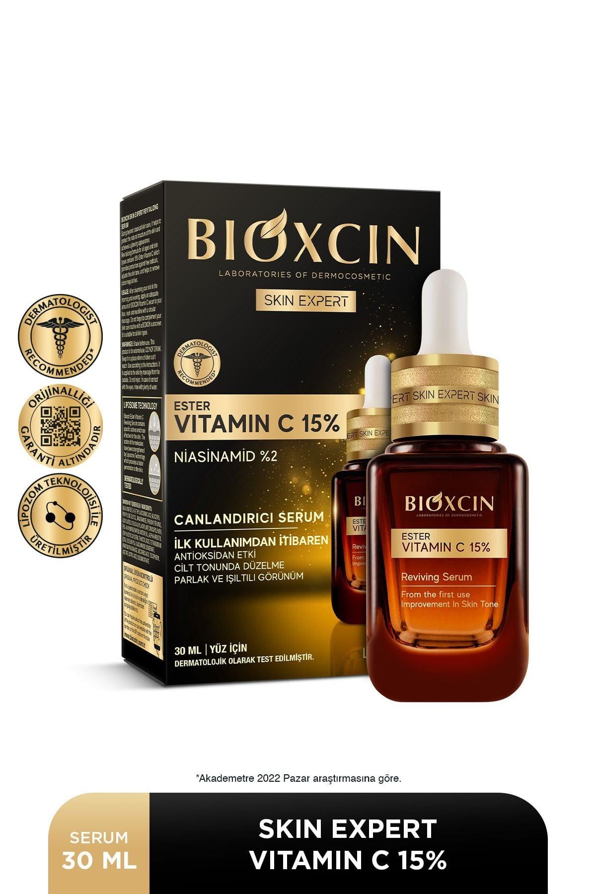 BİOXCİNCİLT BAKIM SERUMLARIBioxcin Ester Vitamin C %15 Canlandırıcı Serum 30 ml