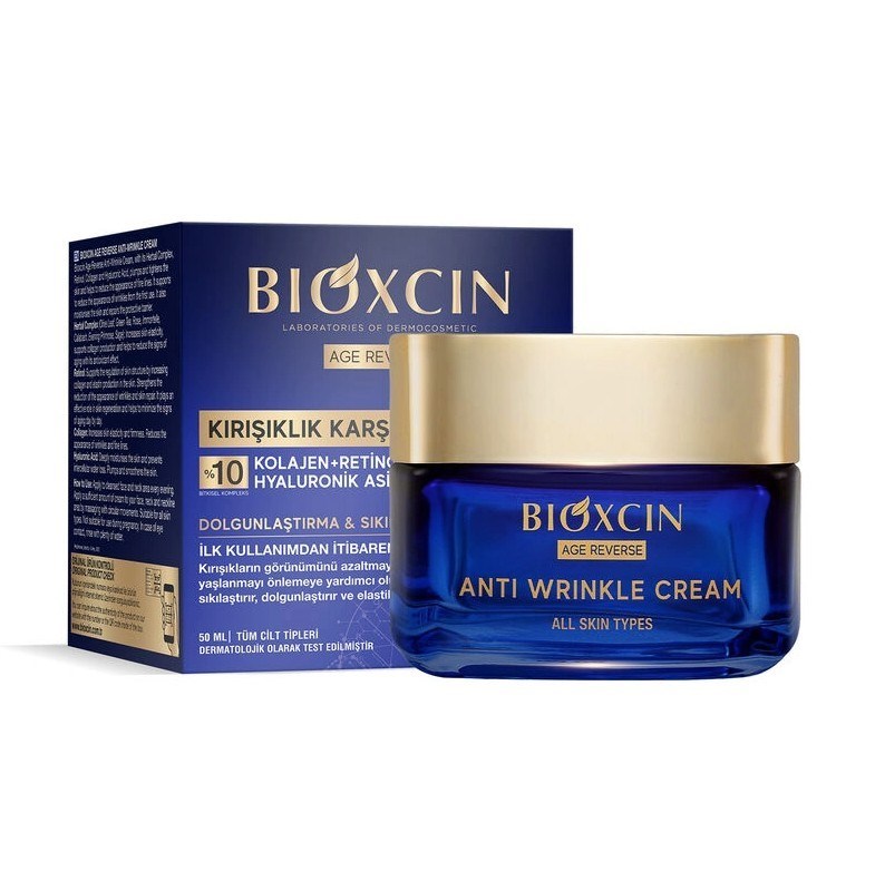 BİOXCİNNEMLENDİRİCİLERBioxcin Age Reverse Kırışıklık Karşıtı Krem 50 ml