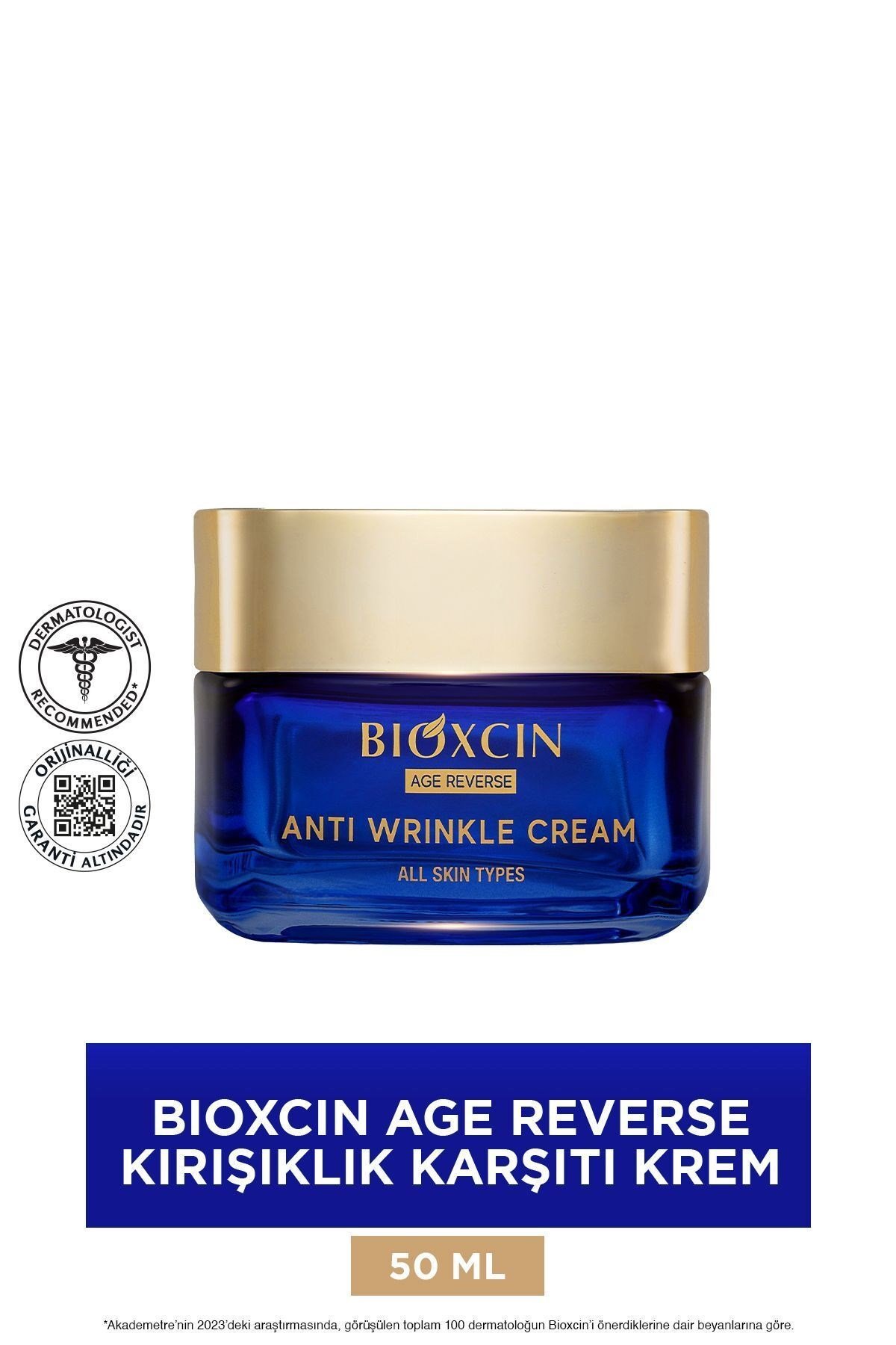 BİOXCİNNEMLENDİRİCİLERBioxcin Age Reverse Kırışıklık Karşıtı Krem 50 ml