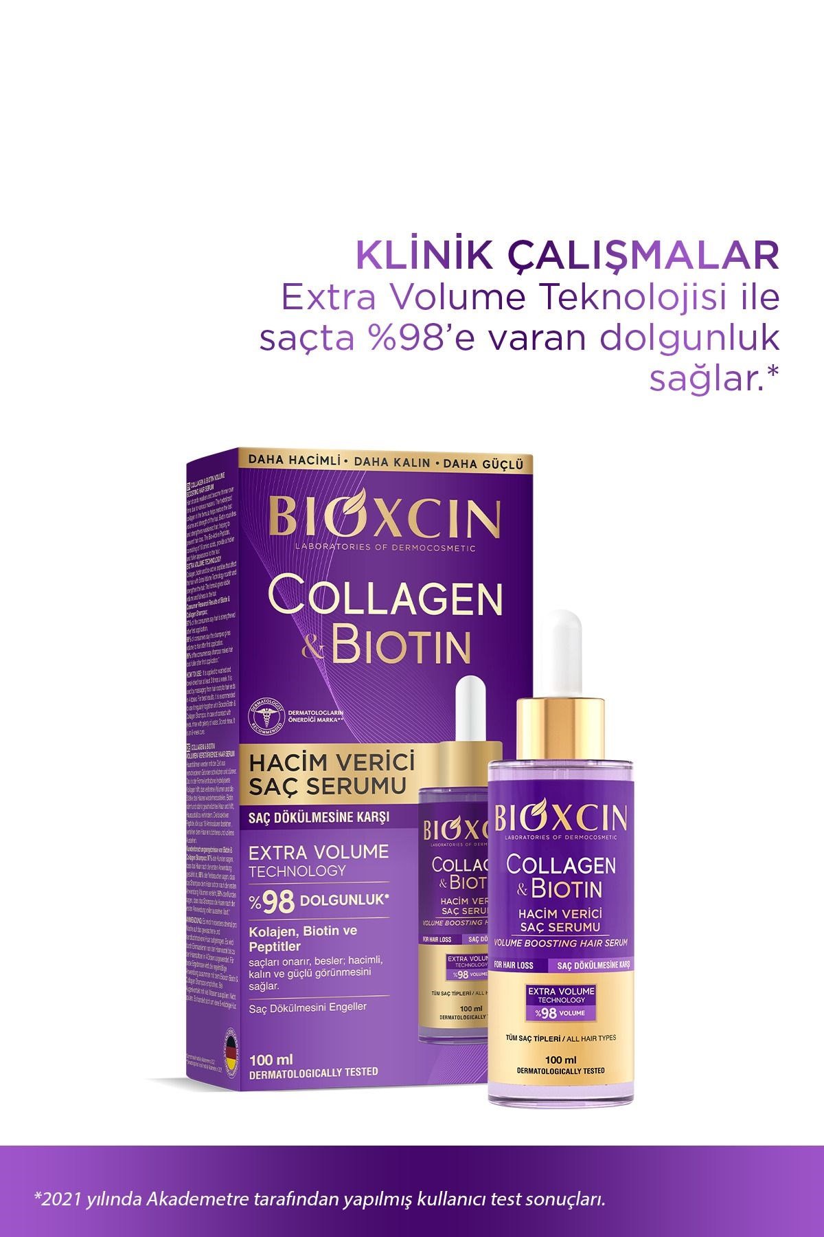 BİOXCİNSAÇ BAKIM SETİBioxcin Collagen Biotin Saç Serumu 100 ml