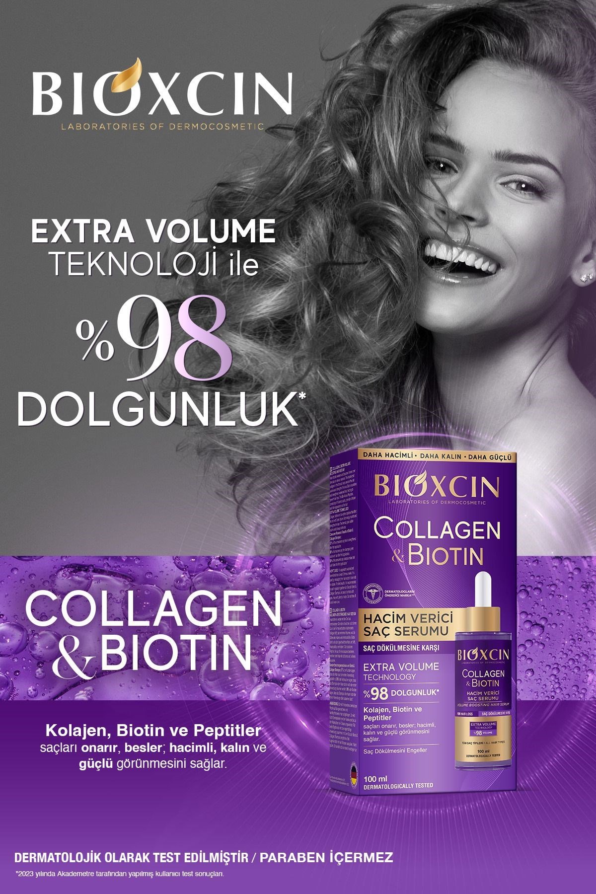 BİOXCİNSAÇ BAKIM SETİBioxcin Collagen Biotin Saç Serumu 100 ml