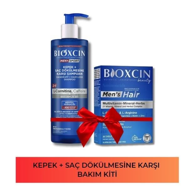 BİOXCİNSAÇ BAKIM SETİBioxcin Kepek + Saç Dökülmesine Karşı Bakım Kiti