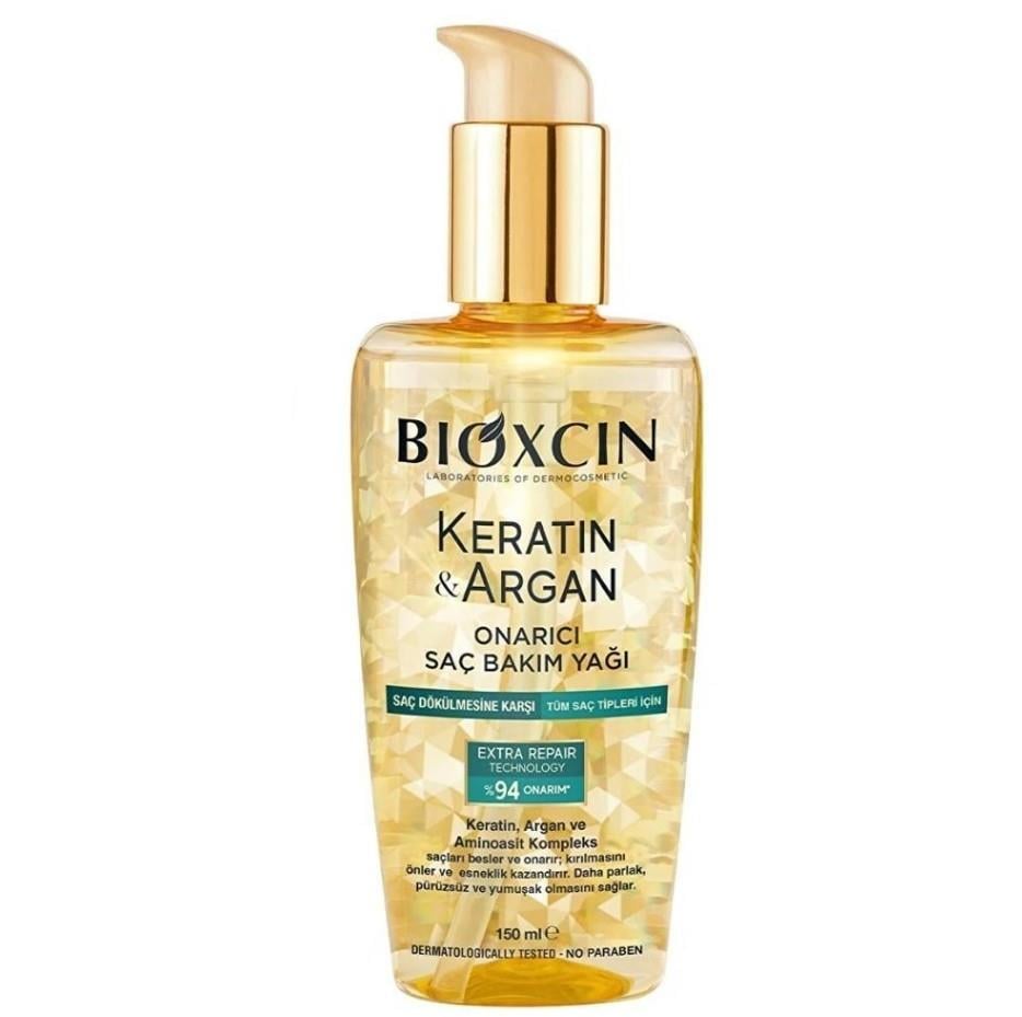 BİOXCİNSAÇ BAKIM SETİBioxcin Keratin ve Argan Onarıcı Saç Bakım Yağı 150 ml