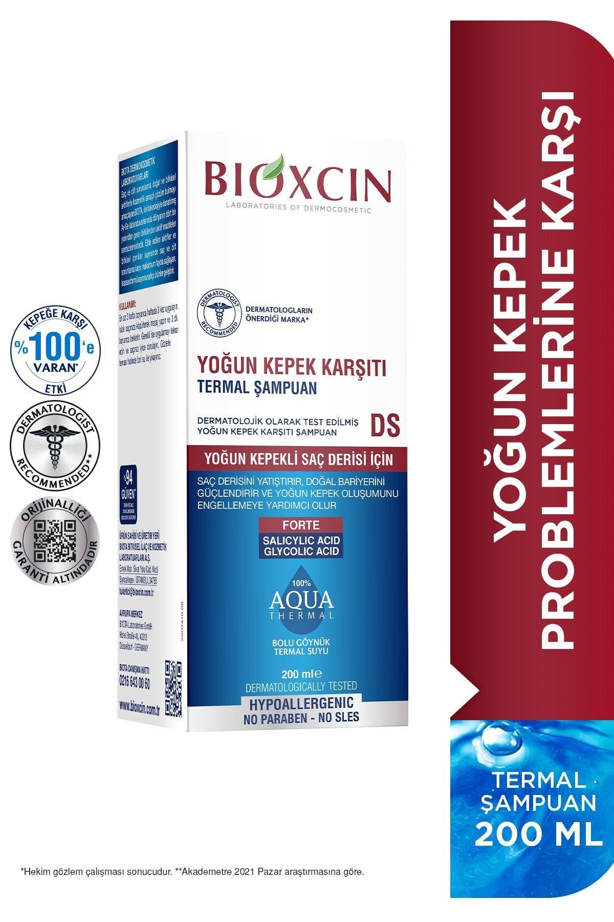 BİOXCİNŞAMPUANLARBioxcin Aqua Thermal Yoğun Kepek Karşıtı Şampuan 200 ml
