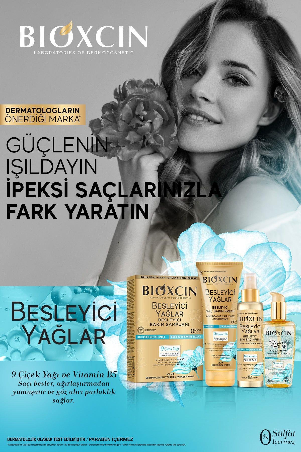 BİOXCİNŞAMPUANLARBioxcin Besleyici Yağlar Saç Bakım Kremi 250 ml