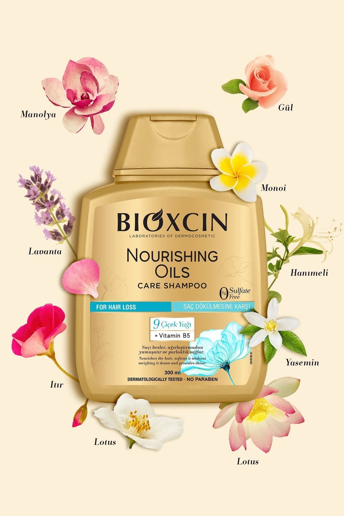 BİOXCİNŞAMPUANLARBioxcin Besleyici Yağlar Şampuan 300 ml