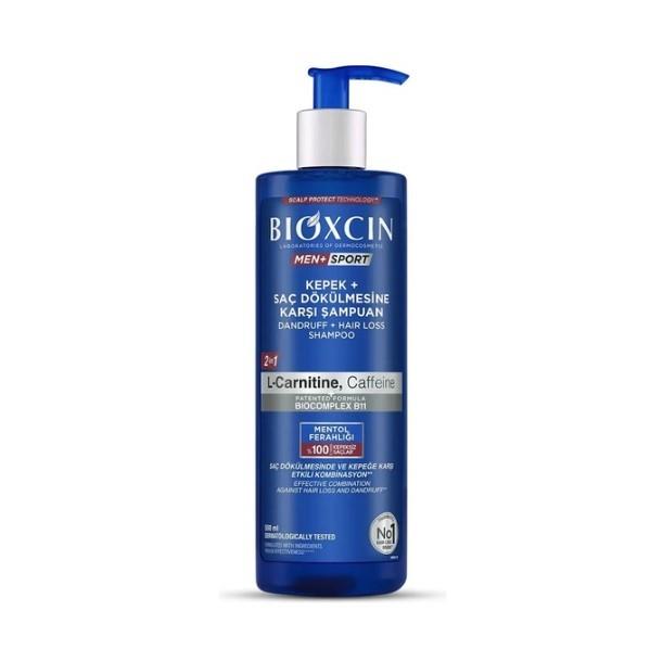BİOXCİNŞAMPUANLARBioxcin Men+ Sport Kepek ve Saç Dökülmesine Karşı Şampuan 500 ml